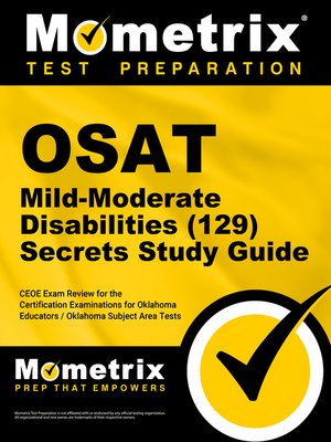 cover image of OSAT Mild-Moderate Disabilities (129) Secrets Study Guide